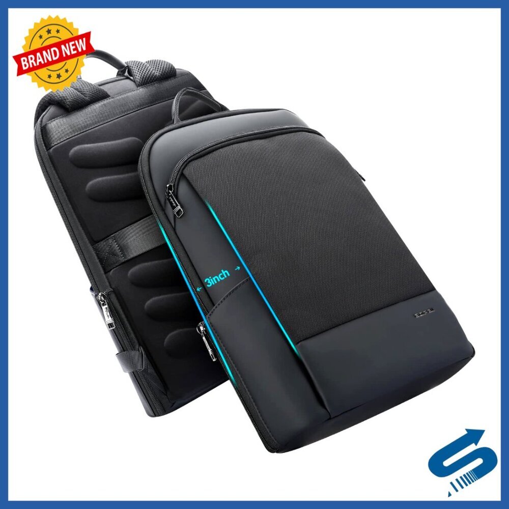 15 Inch Laptop Backpack Anti Theft Waterproof Slim Business Daypack